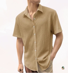 Button-Down Hip Hop Shirt For Men5