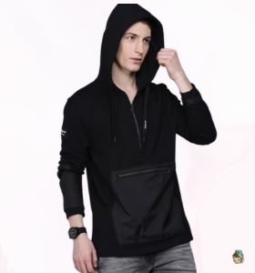 Half-zip Hip Hop Hoodies For Men4