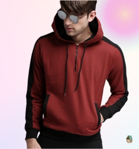 Half-zip Hip Hop Hoodies For Men6