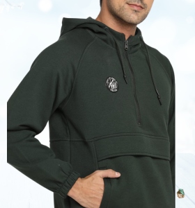 Half-zip Hip Hop Hoodies For Men9