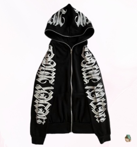 Zip Up Hip Hop Hoodies For Men11